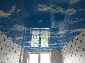 Натяжной потолок небо с облаками - Фото 8