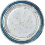 Тонкий светильник GX53 H4 3901 «Круг под стеклом», металл, голубой блеск / хром