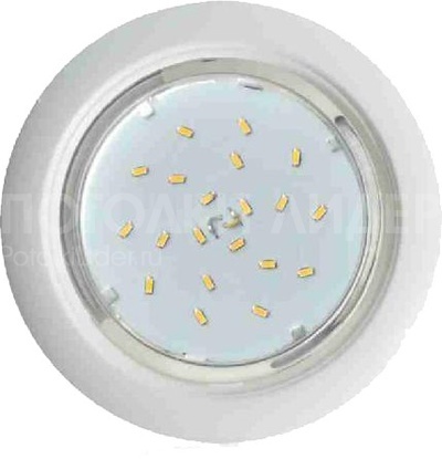 Встраиваемый легкий светильник GX53 5355 Круг, пластик, белый