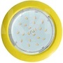 Встраиваемый легкий светильник GX53 5355 Круг, пластик, желтый