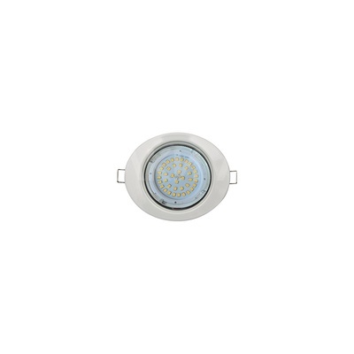 Встраиваемый светильник GX53 FT3238 «Эллипс», металл, белый