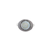 Встраиваемый светильник GX53 FT3238 «Эллипс», металл, хром