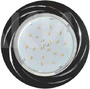 Встраиваемый светильник GX53 H4 DL5386 «Точки-полоски по кругу», алюминий, чёрный